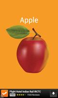 Poster Fruits Preschool Toddlers