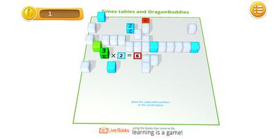 Times tables and DragonBuddies plakat