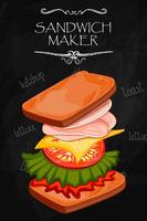 Sandwich Maker Affiche