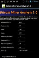 Bitcoin Miner Analysis 1.0 পোস্টার