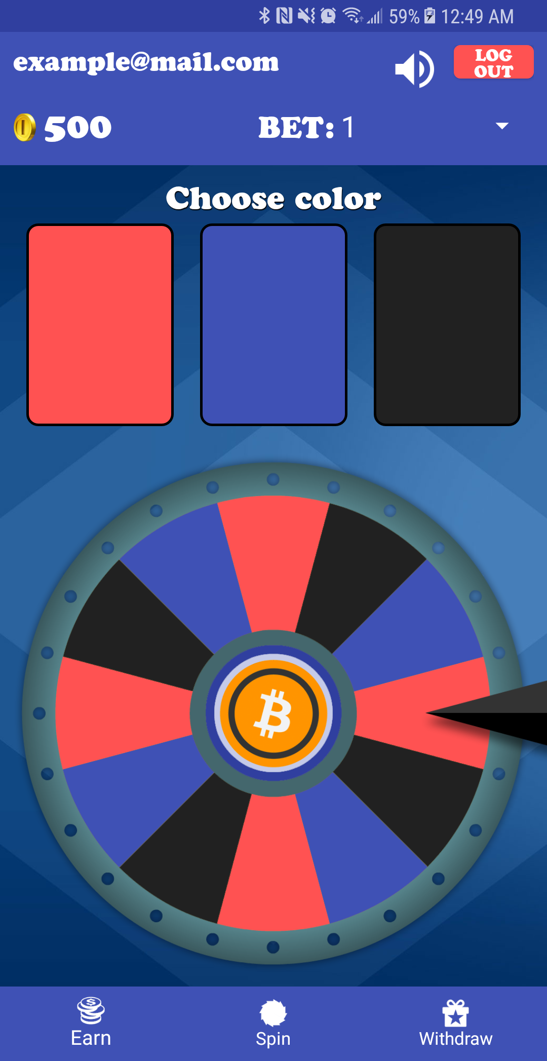 Bitcoin Spin Earn Free Bitcoin By Playing A Game For Android Apk - 