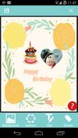 Birthday Card Maker captura de pantalla 2