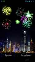 New year Fireworks Live Wallpa poster