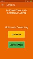 Multimedia Computing MCQ Quiz poster