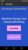 Machine Design and industrial drafting(AutoMobile) poster