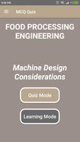 Machine Design Considerations (Food Processing) poster