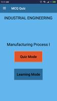 Manufacturing Processes - 1 MCQ Quiz poster