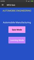 Automobile Manufacturing MCQ Quiz poster