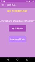 Animal and Plant Biotechnology (Biotechnology) poster