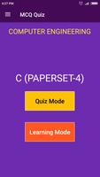 C Language (Paperset 4) MCQ Quiz poster