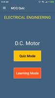 DC Motor (Electrical Engineering) MCQ Quiz poster
