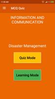 Disaster Management poster
