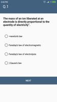 Electrolysis & Storage of Batteries MCQ Quiz screenshot 3