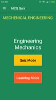 Engineering Mechanics MCQ Quiz poster