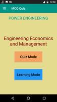 Engineering Economics and Management (Power Eng) poster