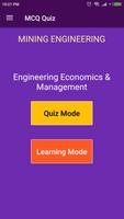 Engineering Economics & Management MCQ Quiz poster