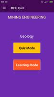 Geology (Mining Engineering) MCQ Quiz poster