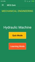 Hydraulic Machine MCQ Quiz Affiche