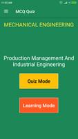 Production Management & Industrial Engineering MCQ poster
