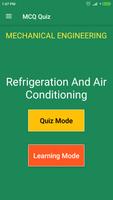 Refrigeration & Air Conditioning MCQ Quiz poster