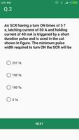 SCR Silicon - Controlled MCQ Quiz screenshot 3