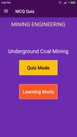 Underground Coal Mining poster