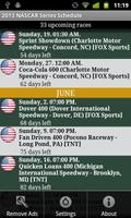 2018 Nascar Series Schedule 截图 1