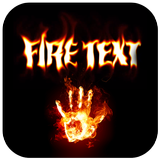 Stylish Name Fire Art icono