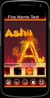 Stylish Name Fire Art captura de pantalla 2