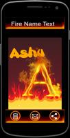 Stylish Name Fire Art captura de pantalla 3