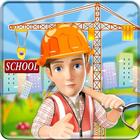 School Building Construction icon