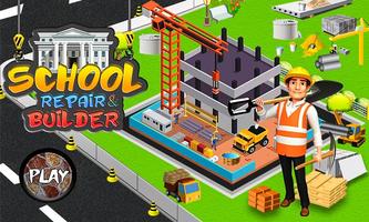 School Building Construction poster