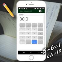 Audio calculator voice poster