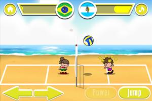 Beach Volleyball Game capture d'écran 1
