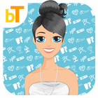 Dress up games and shopping icône