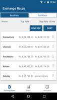 BitTrack India - Bitcoin Price across Exchanges โปสเตอร์