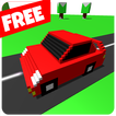 Infinite Car Drive: Loop Drive Voxel Graphics Game