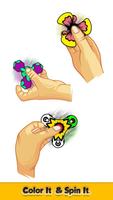 Coloring Book Fidget Spinner - Spin Battle 截图 1