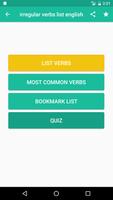 irregular verbs list english screenshot 2