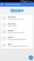 Mobijini Stock Update App Affiche