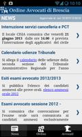OAB - Ordine Avvocati Brescia Ekran Görüntüsü 1
