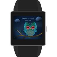 Puffy Owlet Watch Face скриншот 3
