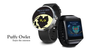 Puffy Owlet Watch Face poster