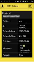 Advance SMS Scheduler captura de pantalla 2