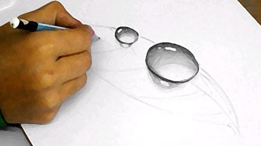  3D Sketch Drawing Video with simple drawing