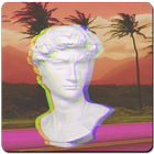 Vaporwave Wallpapers🌴GIF Aesthetic Backgrounds🐬 icône