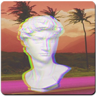 Vaporwave Wallpapers🌴GIF Aesthetic Backgrounds🐬 icon