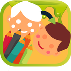 Recolor kleurboek coloring kids icon