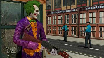 3 Schermata pauroso Clown attacco Simulatore - crimine Fighter