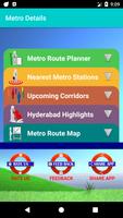 Hyderabad Metro Timings Affiche